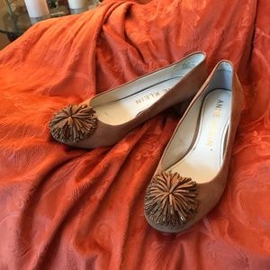 Cognac Suede Pumps